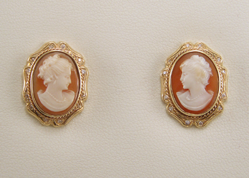 The Cameo Earrings
