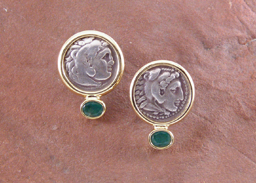 Greek Coins & Emeralds